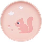 Pratinho Em Silicone Com Ventosa Cloudy Rosa 20890 - Buba