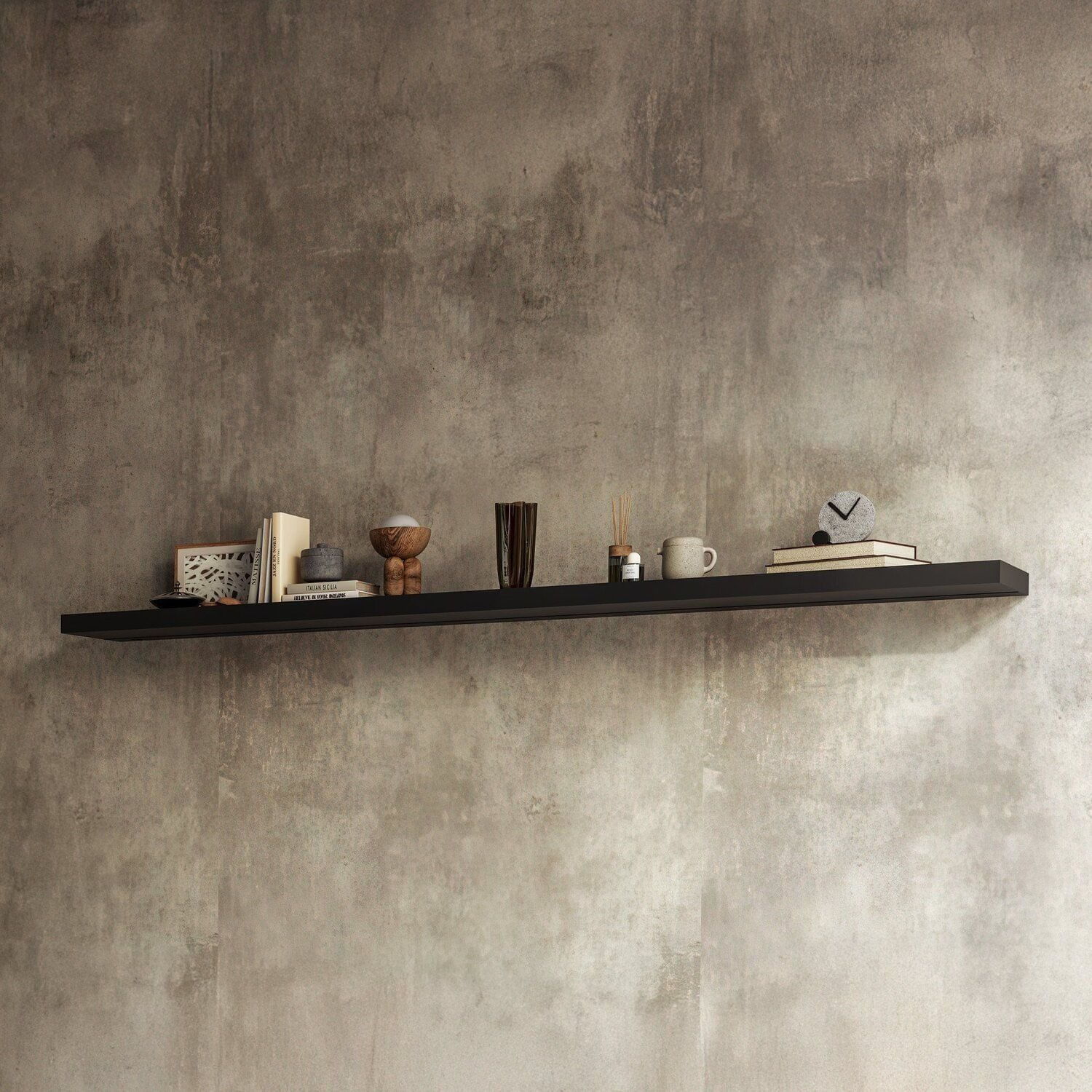 Prateleira Para Sala De Estar Tb184 150cm Preto