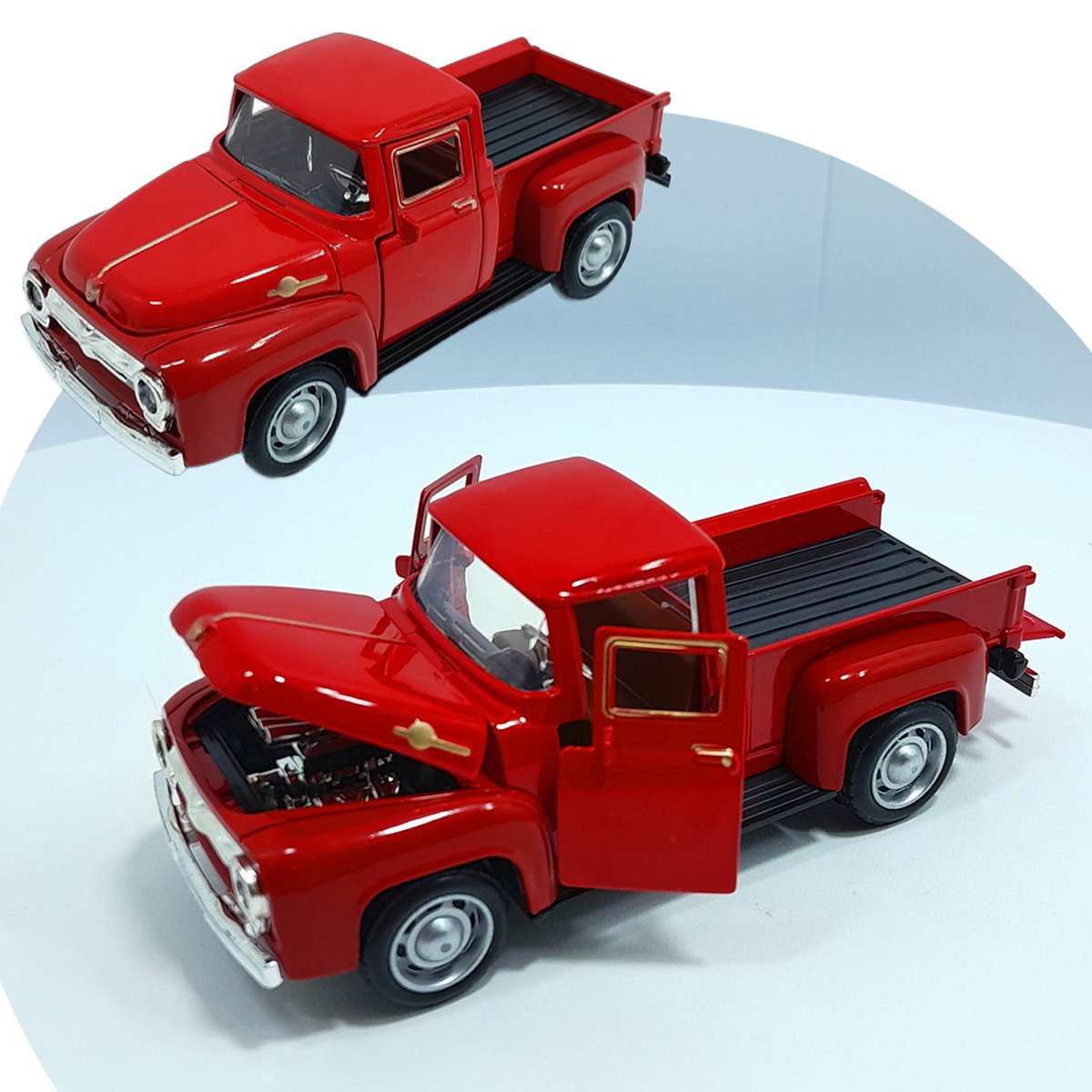 Miniatura Carrinho Camionete Pickup F-100 Metal Colecionável