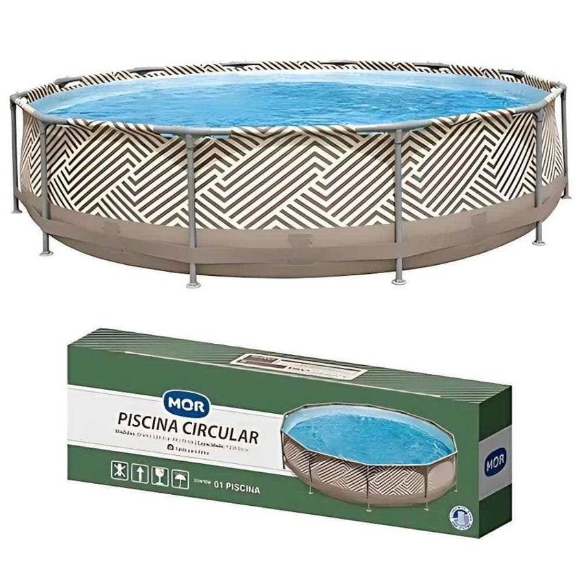 Piscina De Armação Circular 7.200 Litros Diâmetro 3,6 Metros Mor - imagem 3