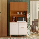 Kit Cozinha 04 Portas 01 Gaveta New Izis Poliman Móveis