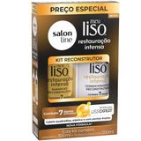 Kit Salon Line Meu Liso Restauração Intensa Shampoo 300ml + Condicionador 200ml
