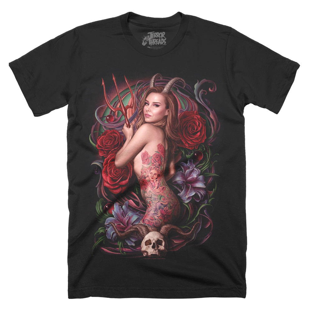 Camiseta Rockinstone Danielle Harris Valentine Vixen 2025