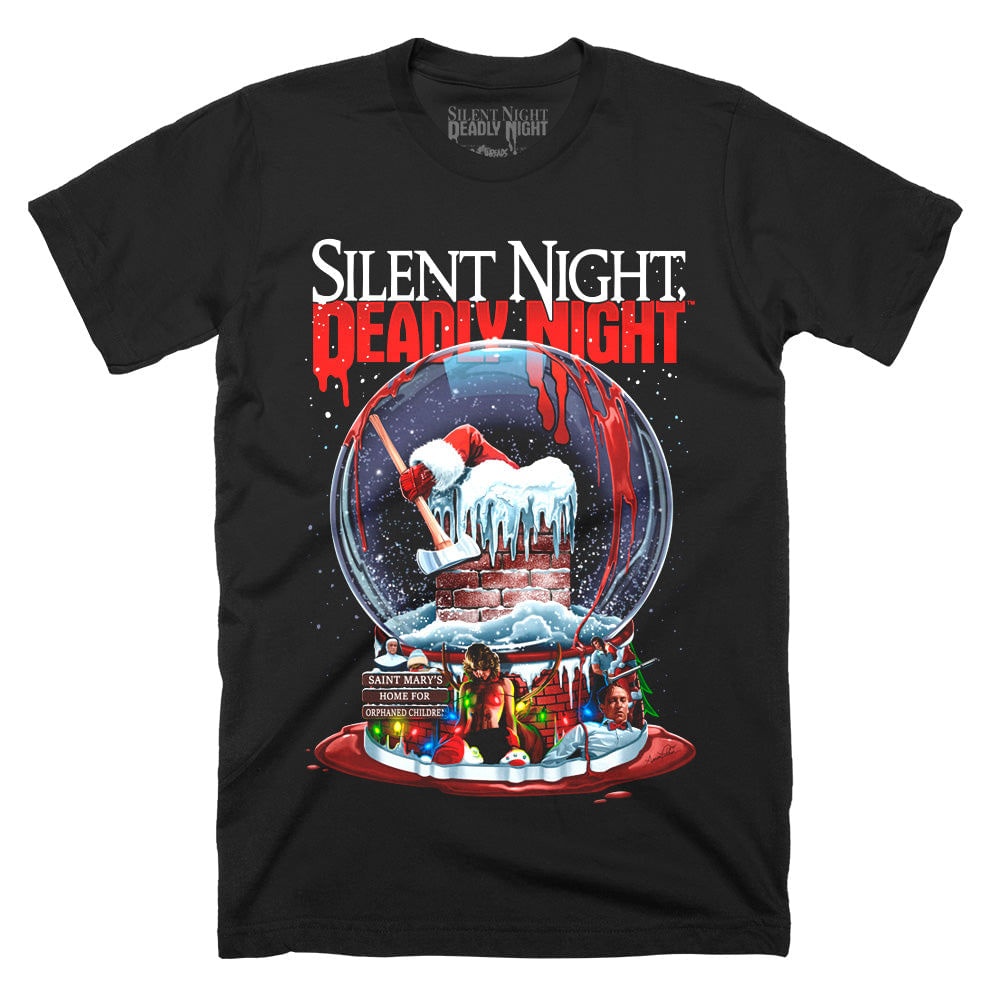 Camiseta Rockinstone Silent Night Deadly Night Frozen In Fear
