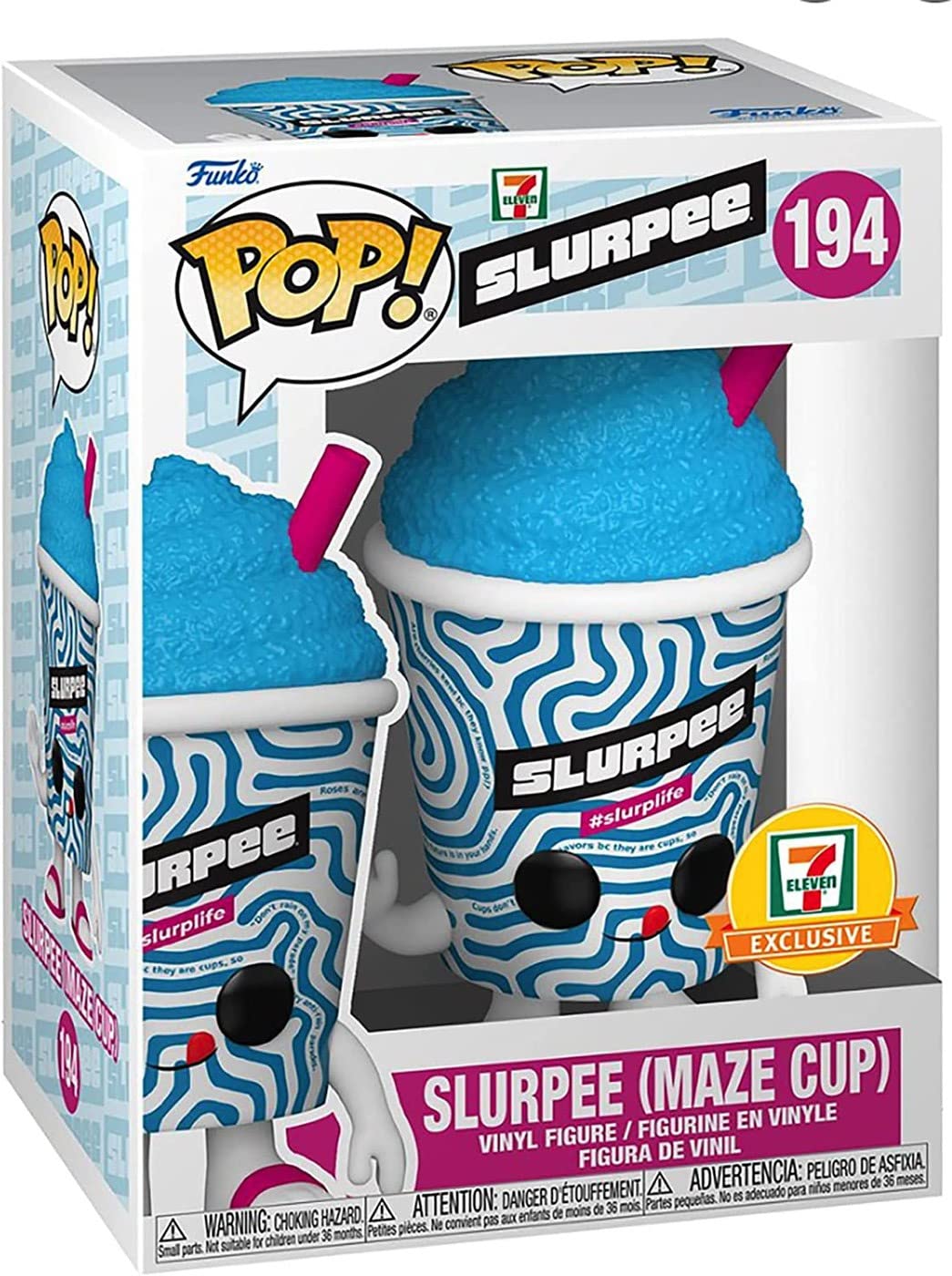 Taça Colecionável Funko Pop Slurpee Maze 194 Exclusive 7 Eleven