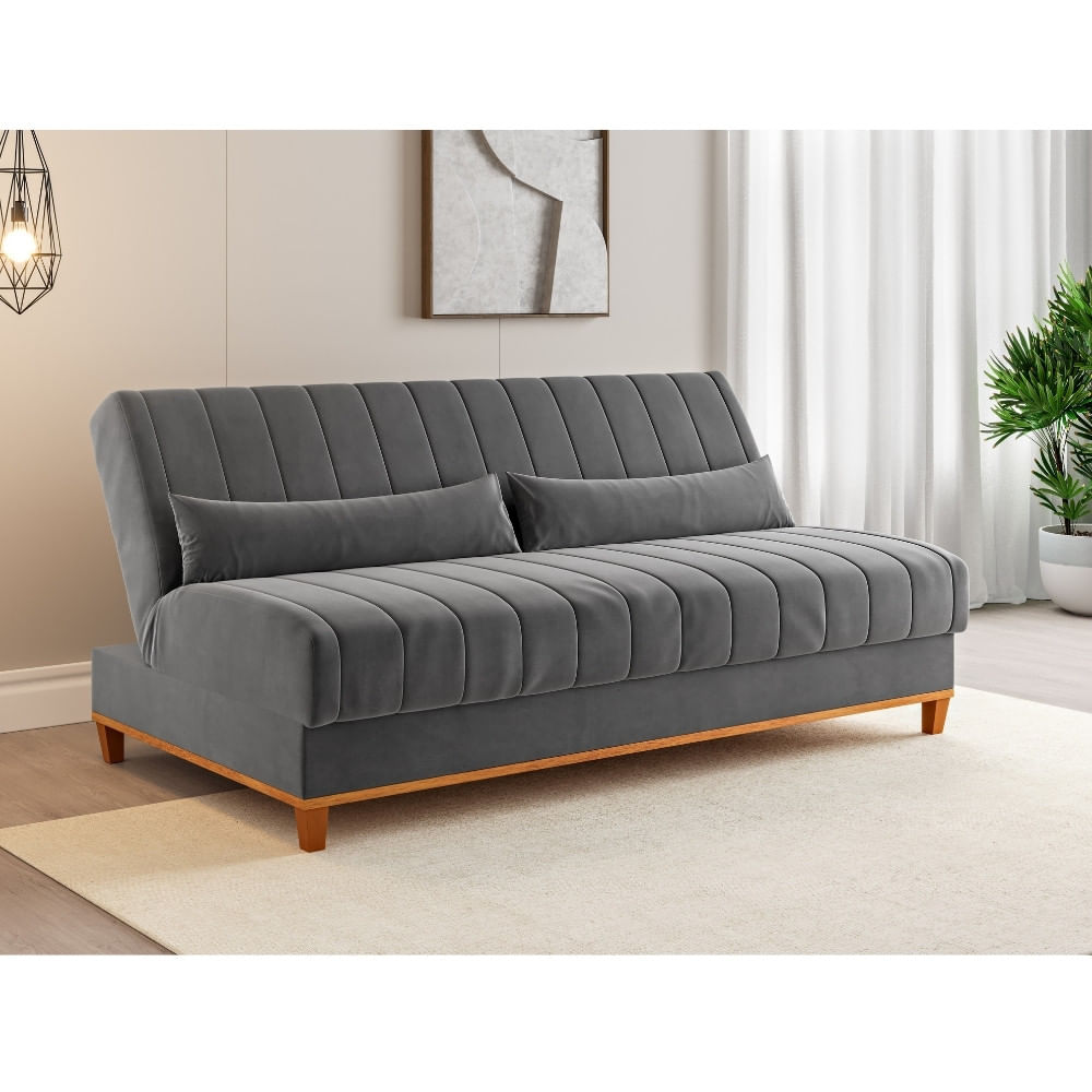 Sofá Cama 180cm Veludo Santorini Viero