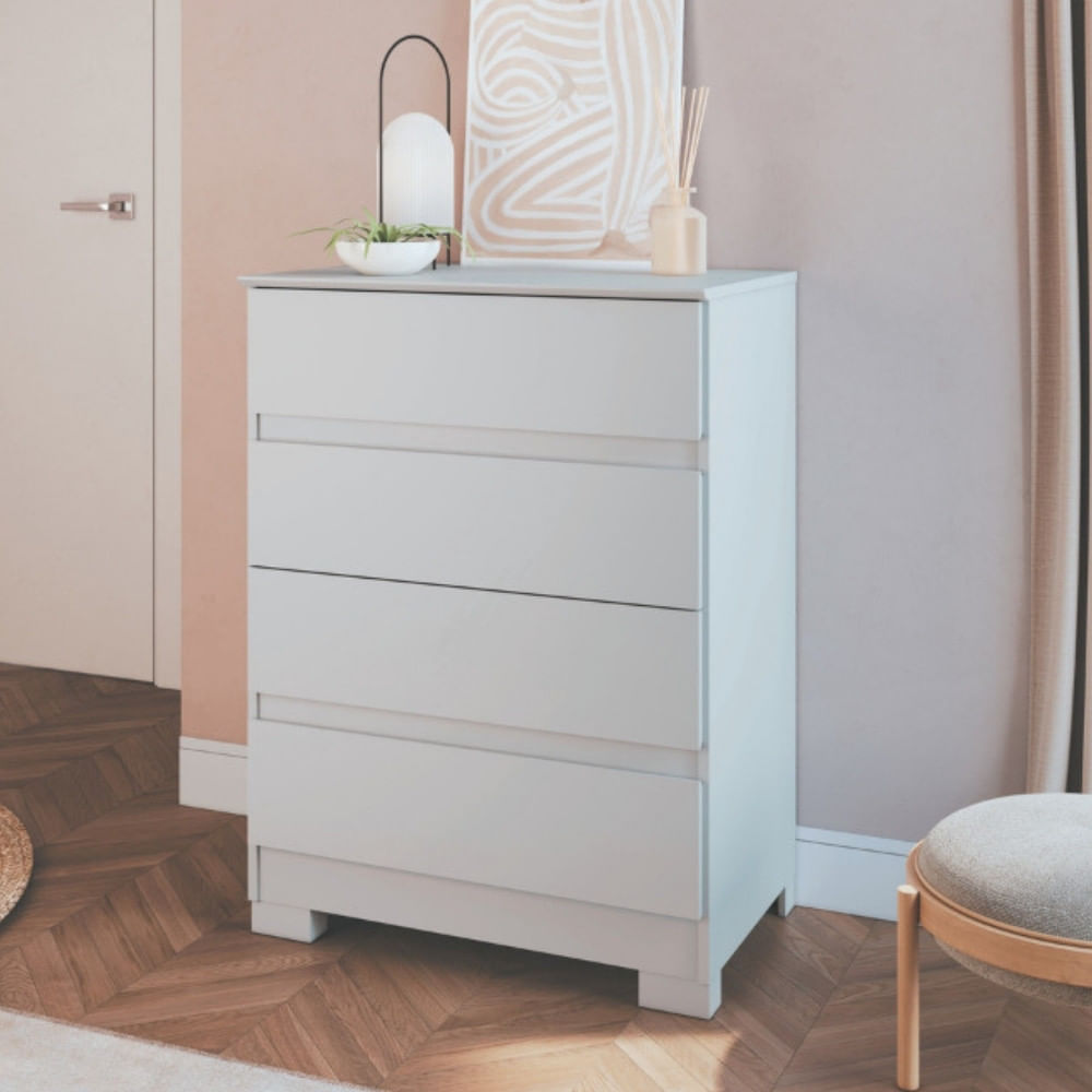 Cômoda 4 Gavetas Com Pés Maia Móveis Castro