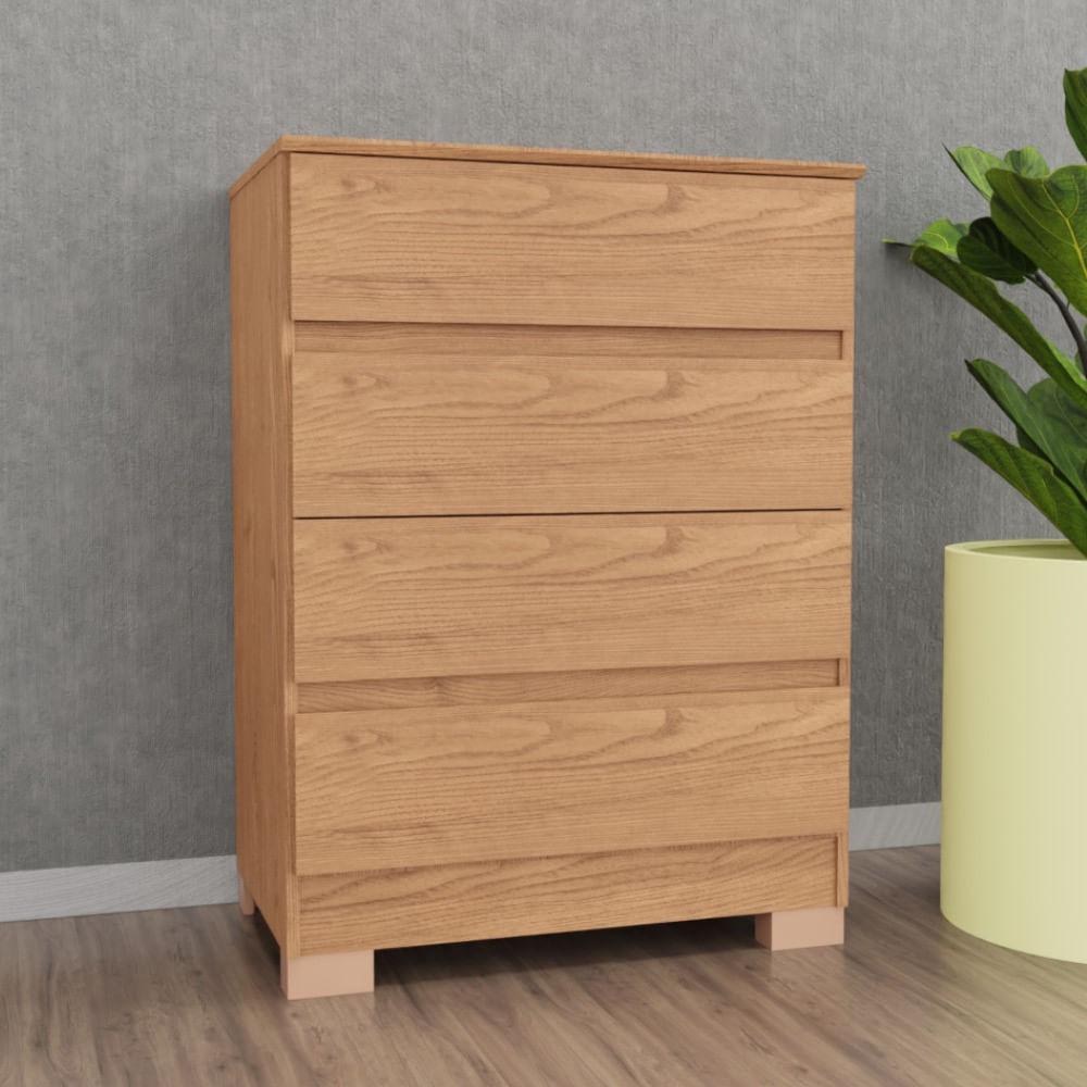 Cômoda 4 Gavetas Com Pés Maia Móveis Castro