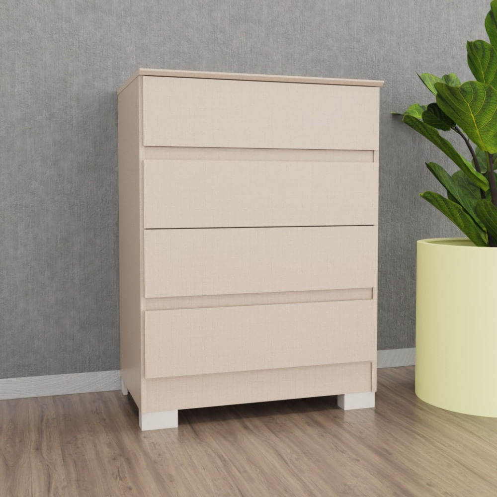 Cômoda 4 Gavetas Com Pés Maia Móveis Castro