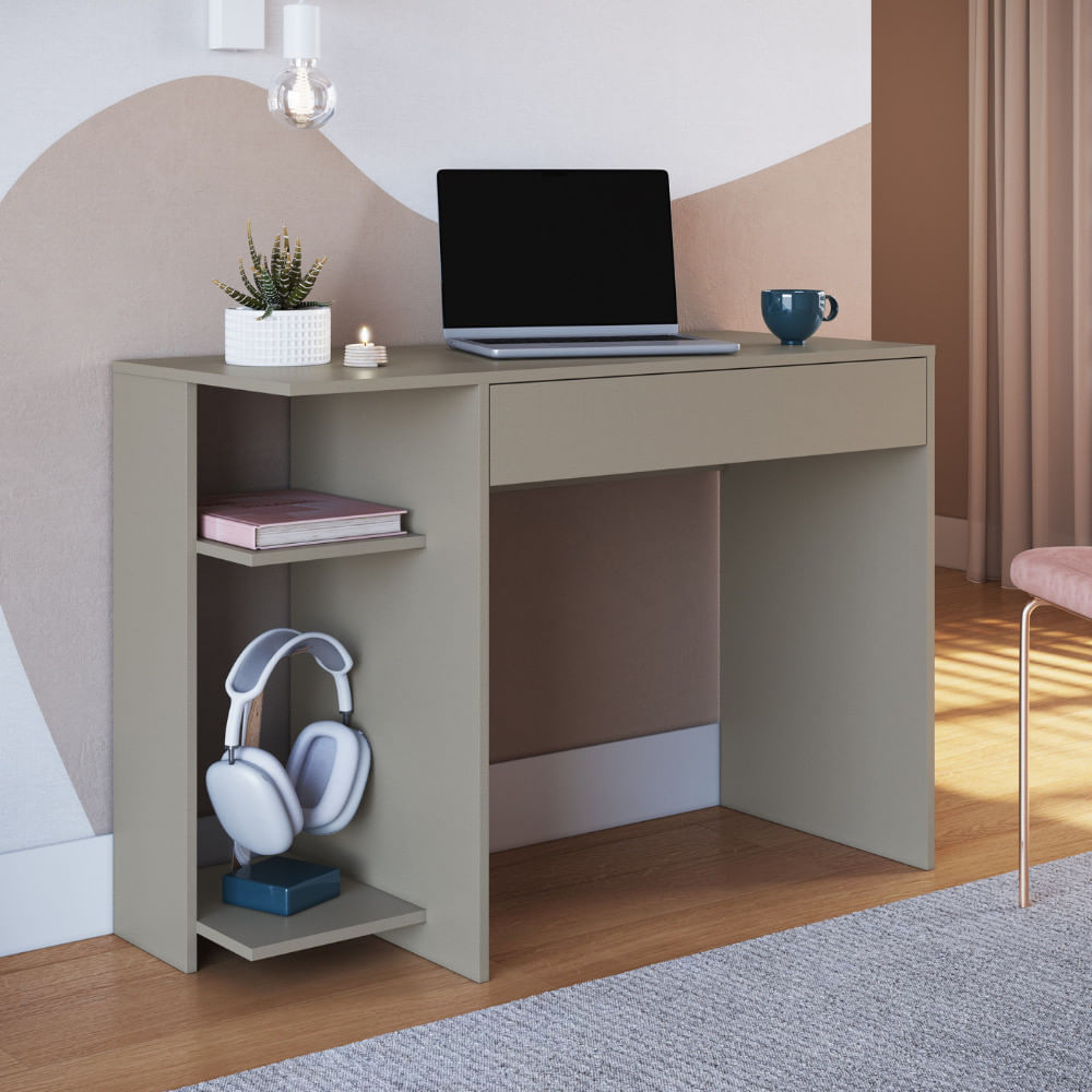 Escrivaninha 1 Gaveta Pixel Móveis Castro