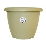 Vaso Okla Siena Cinza Taupe para Jardim - Tamanho 2