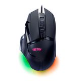 Mouse Gamer Com Fio RGB em Funcionamento Tectoy XRAT Preto