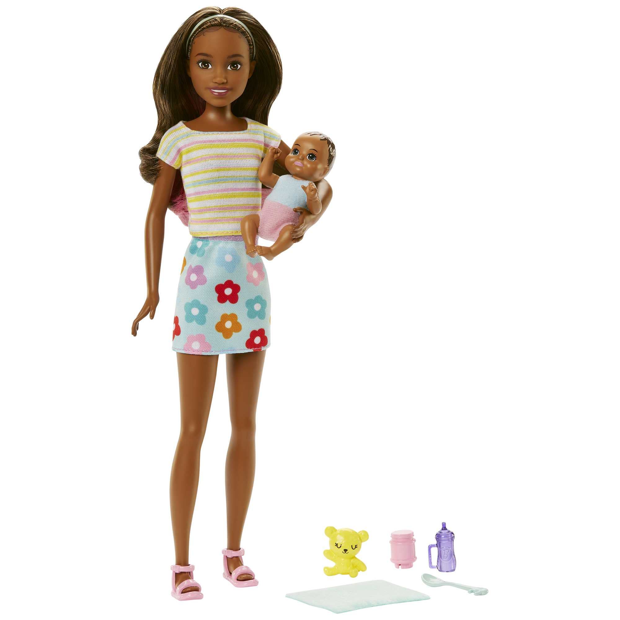 Brinquedo Barbie Skipper Babysitters Inc Com Boneca Morena E Acessórios
