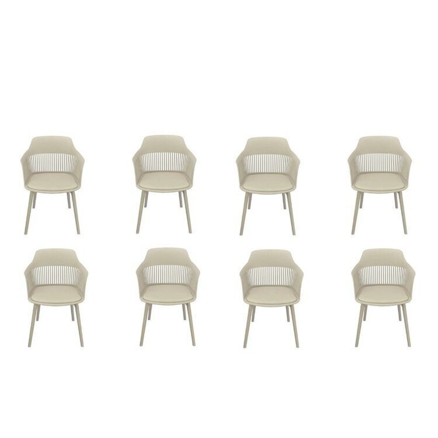 Kit Com 8 Cadeiras Mena Para Sala De Jantar Fendi