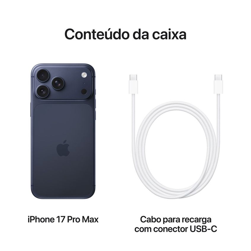 Apple Iphone 17 Pro Max 256gb Desbloqueado Lacrado - Carrefour