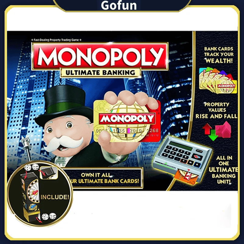 Jogo De Tabuleiro Monopoly Ultimate Banking, Versão Em Inglês