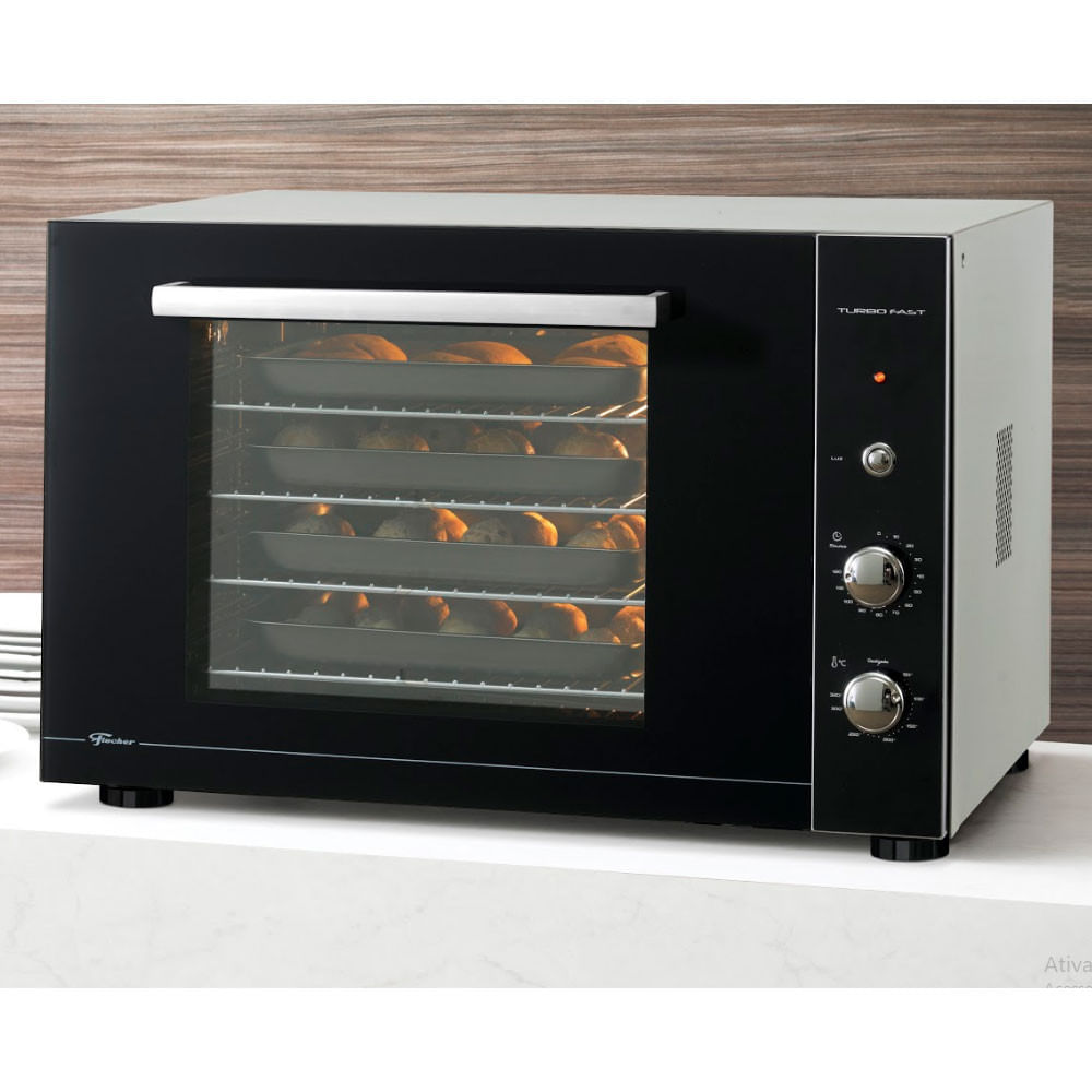 Forno Elétrico Turbo Fast 80 L Assa Gratina E Aquece Fischer