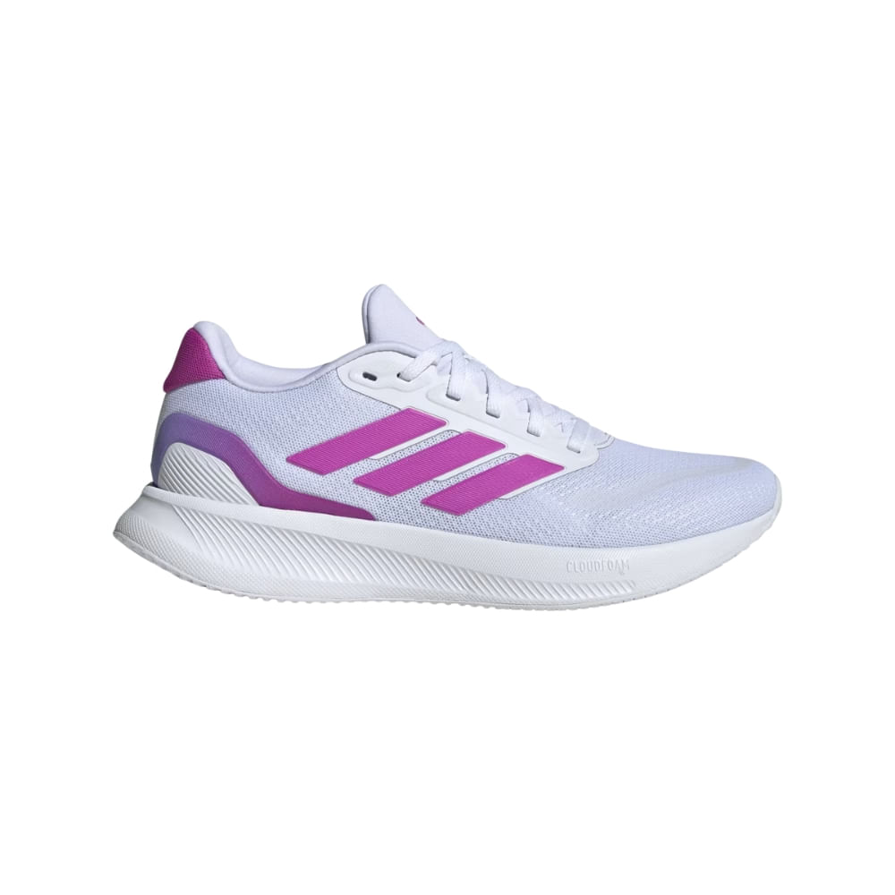 Tênis Adidas Runfalcon 5 Branco Rosa-feminino