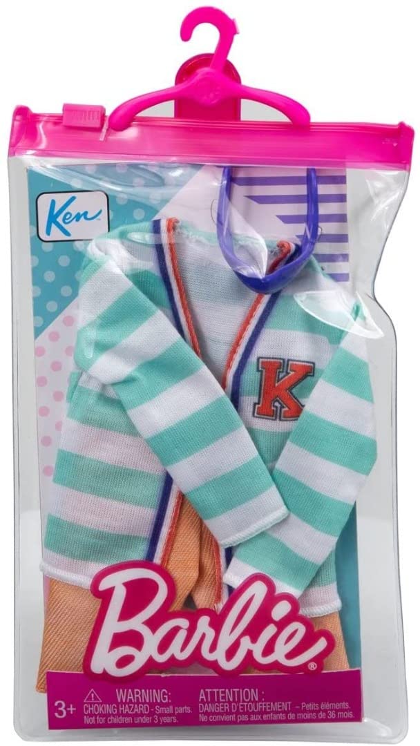 Conjunto De Moda Barbie Fashions Para Homens Com Suéter, Shorts E Máscara