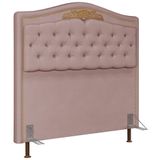 Cabeceira Cama Box Casal Queen 160cm Imperial J02 Suede Rosê - Mpozenato