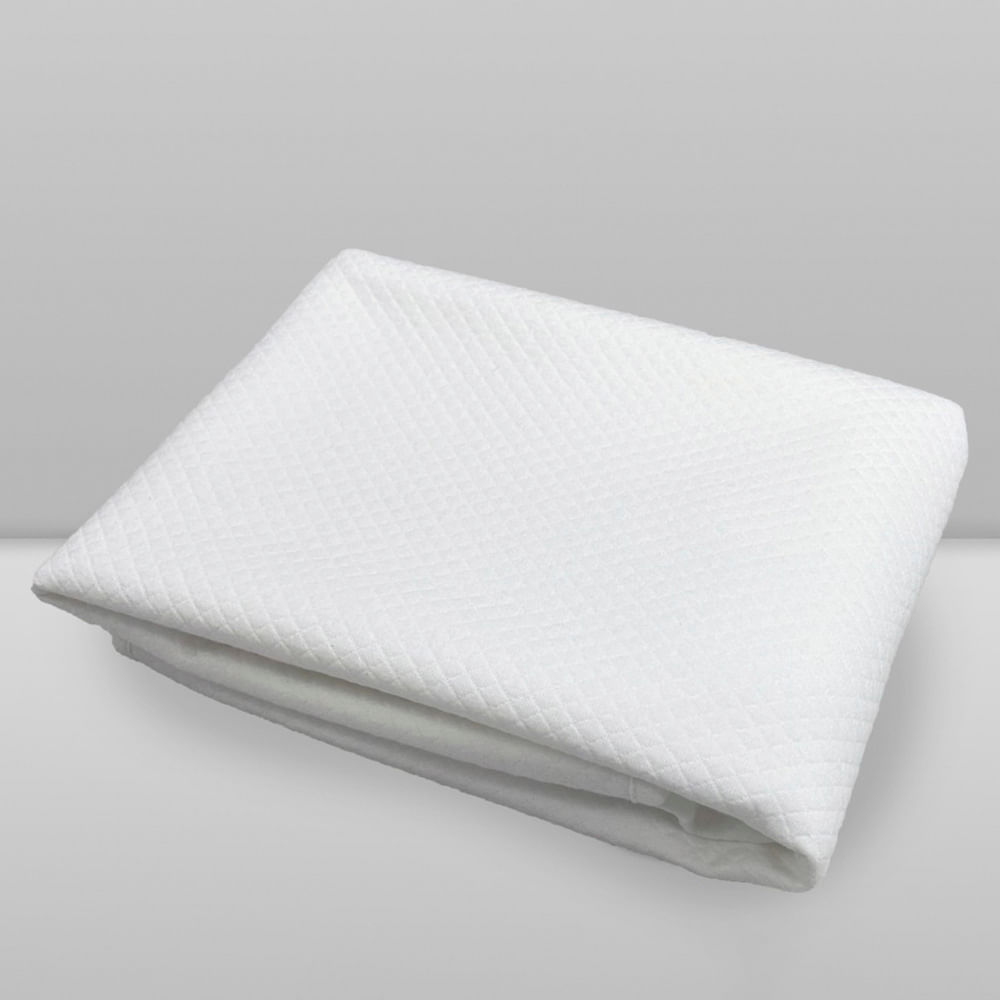 Protetor De Colchão Solteiro Impermeável Branco - 88cm X 188m