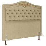 Cabeceira Cama Box Casal Queen 160cm Imperial J02 Linho Areia - Mpozenato