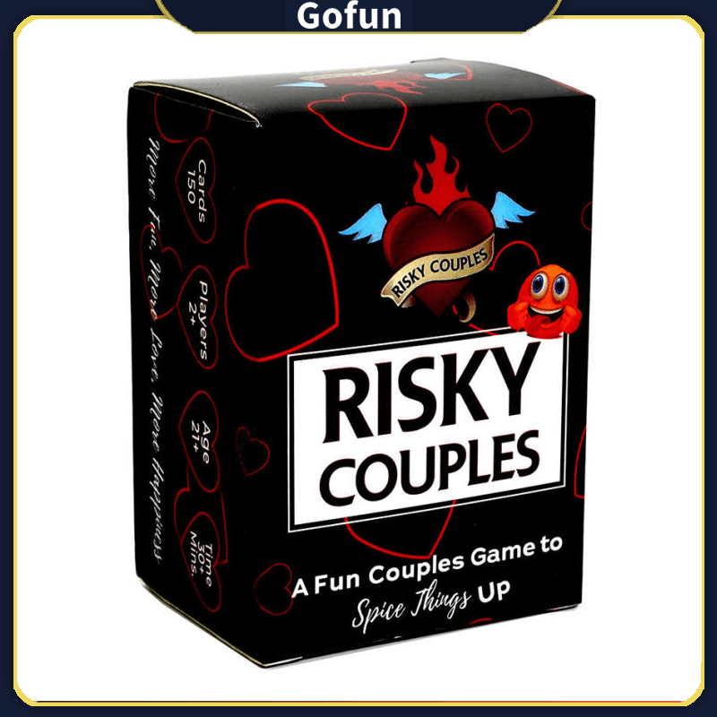 Jogo De Cartas Risky Couples 150 Spicy Dares &amp; Questions