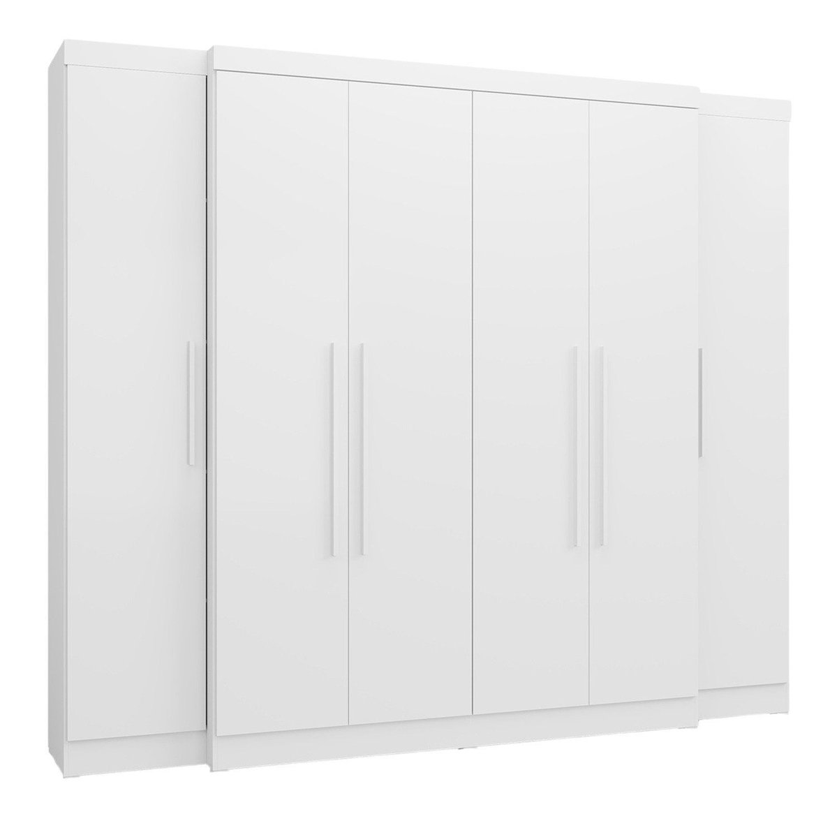 Guarda-roupa Casal 6 Portas 6 Gavetas Imperial Branco