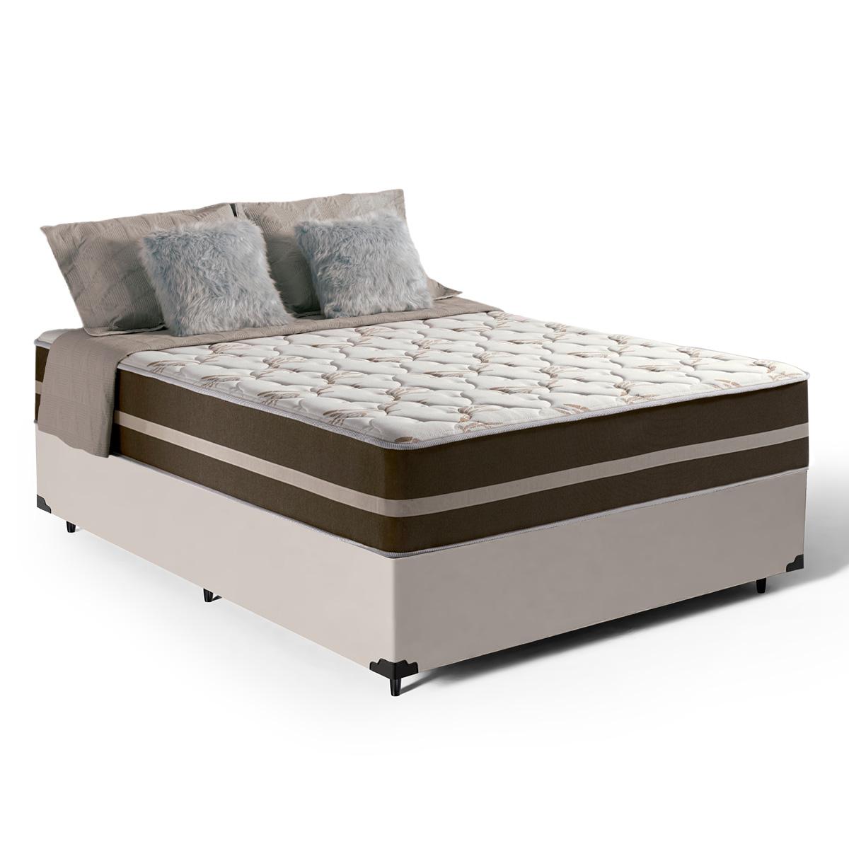 Cama Box Com Colchão De Molas Ensacadas Classic Viúva 128cm