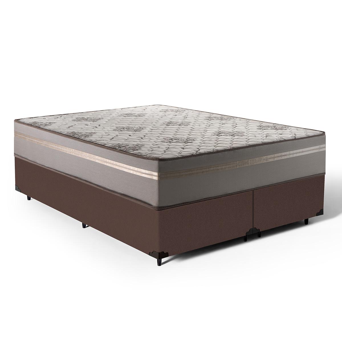 Cama Box King Com Colchão De Espuma D33 Millenium One Face