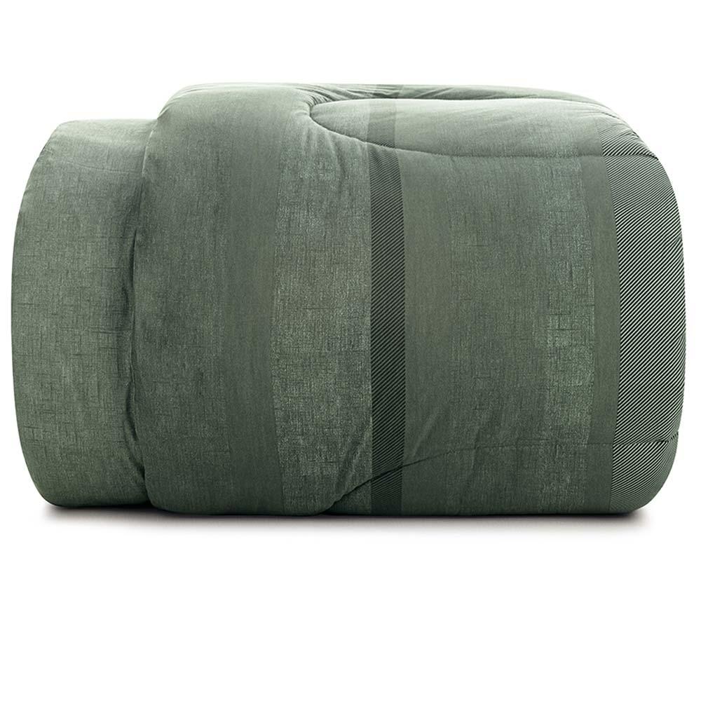 Edredom Solteiro 200 Fios Ícaro - Karsten Verde