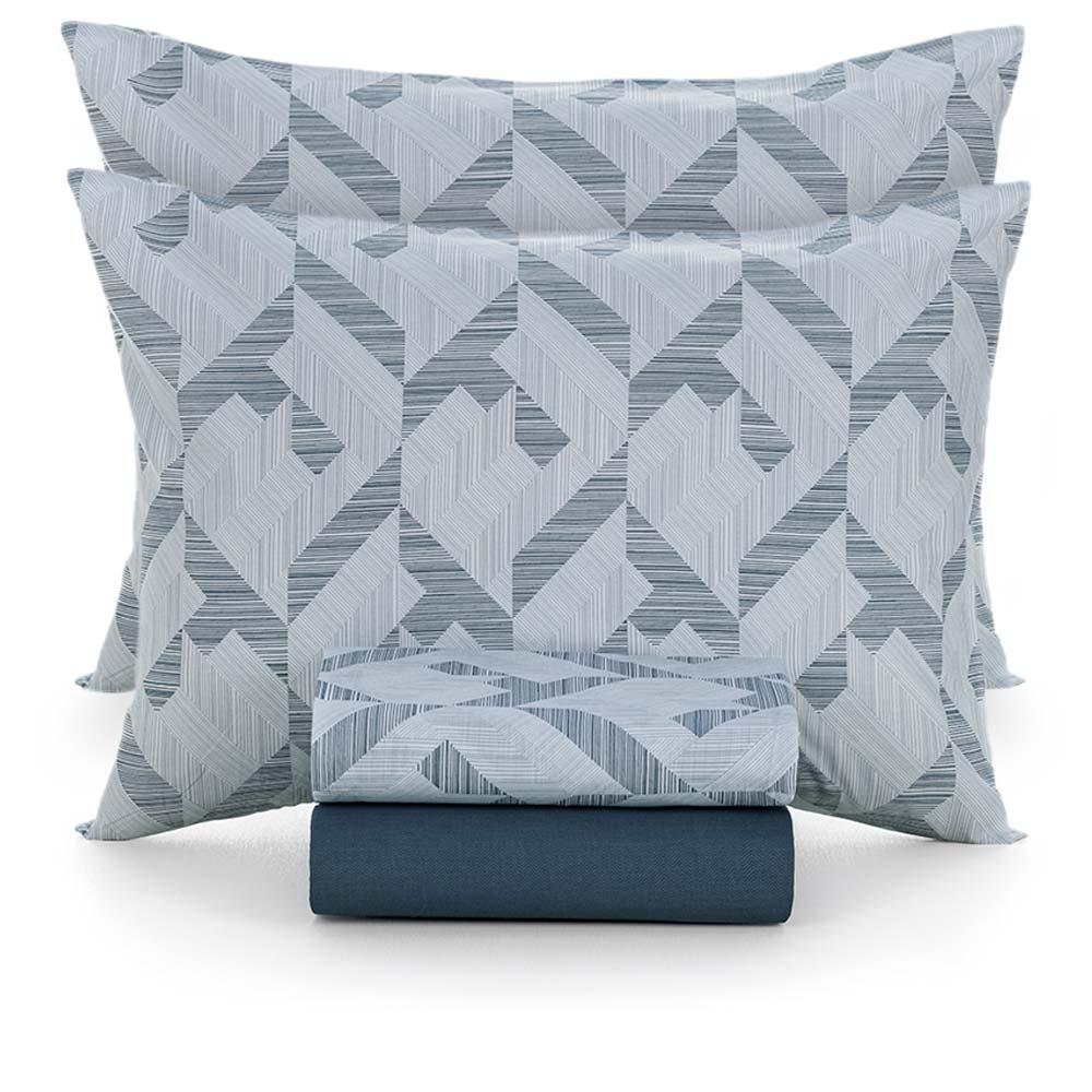 Jogo De Cama Casal 160 Fios Martin - Karsten Estampado