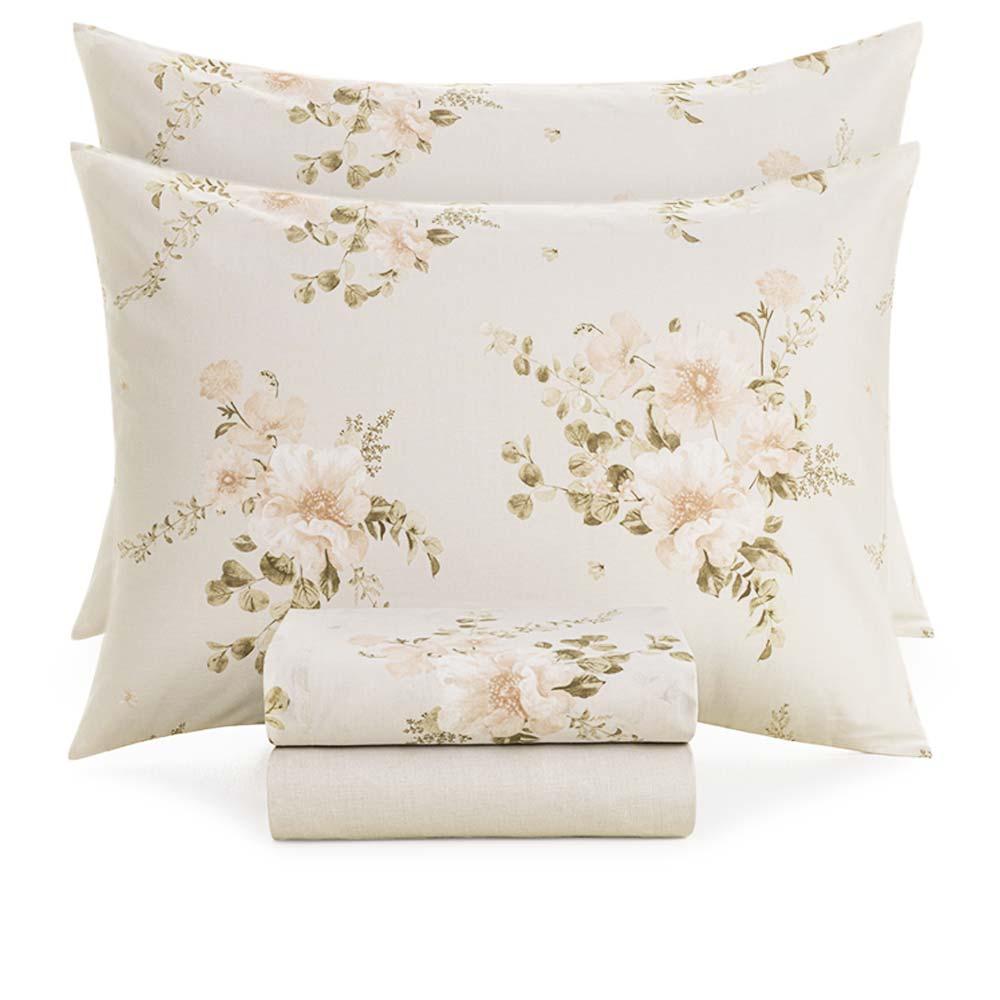 Jogo De Cama Casal 160 Fios Nice - Karsten Estampado