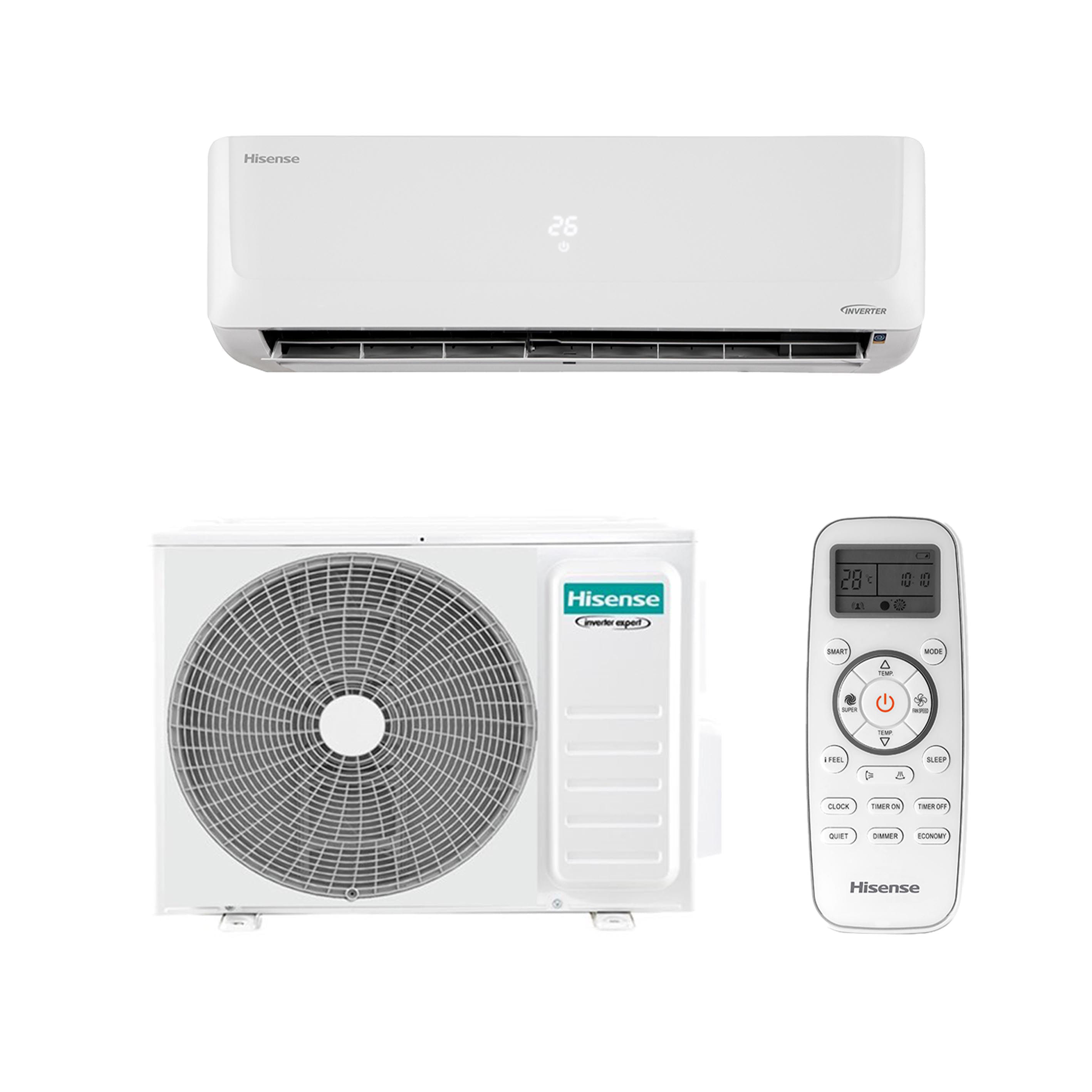Ar Condicionado Split 24000 Btu Quente/frio - Inverter - Hisense - 220v - As-24uw2rbbtt02e