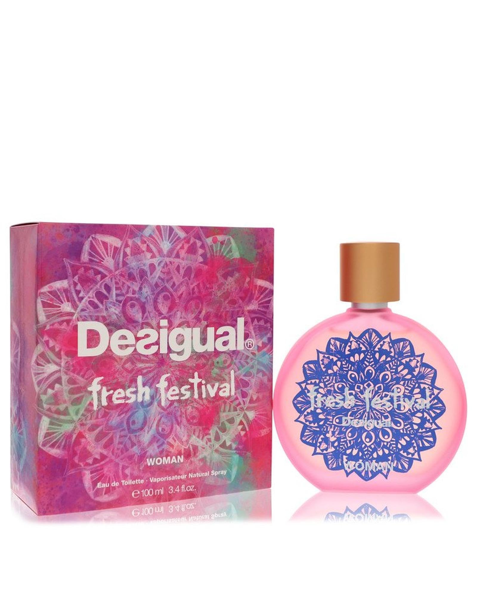 Perfume Desigual Fresh Festival Edt 100ml Para Mulheres
