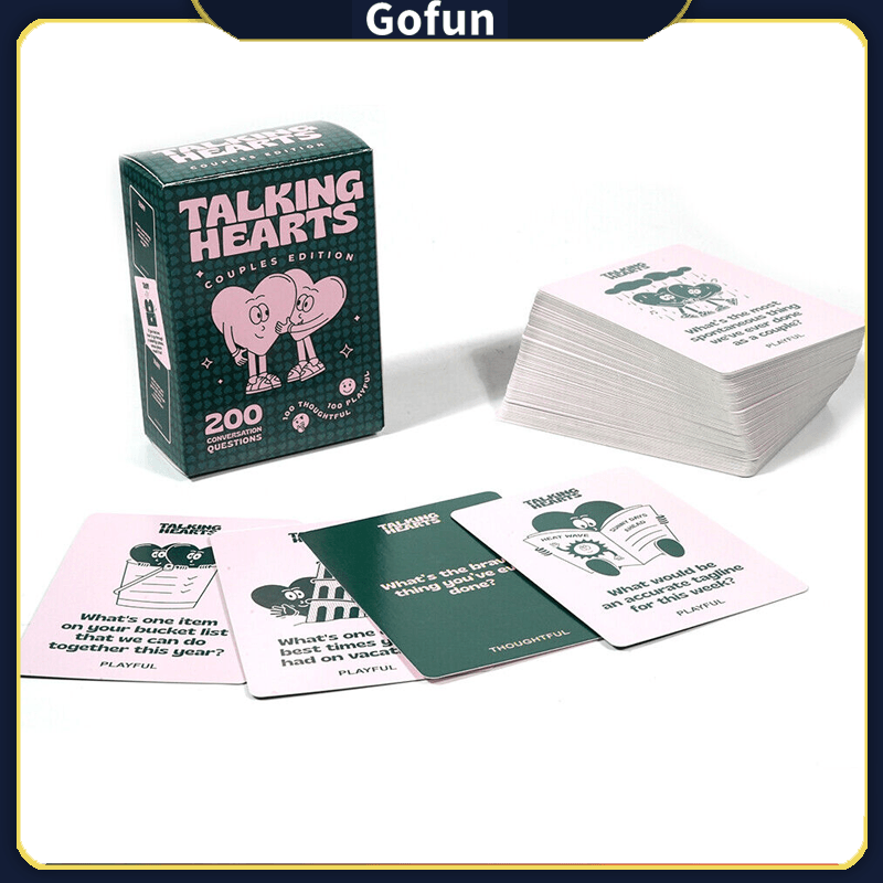 Jogo De Tabuleiro De Cartas Talking Hearts Para Festa Familiar De