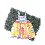 VESTIDO VERAO INFANTIL BORBOLETAS 17030 MON SUCRE