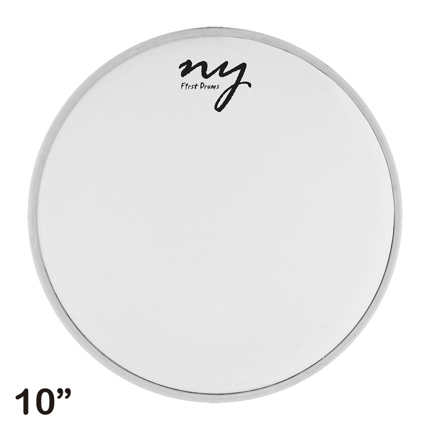 Kit 5 Peles Porosas Para Bateria 10" Branca New York - imagem 4