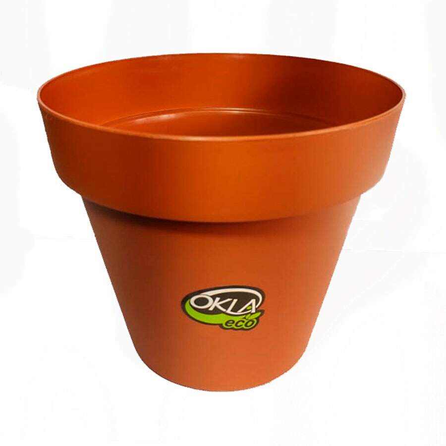 Vaso Okla Bari Eco Terracota para Jardim - Tamanho 2