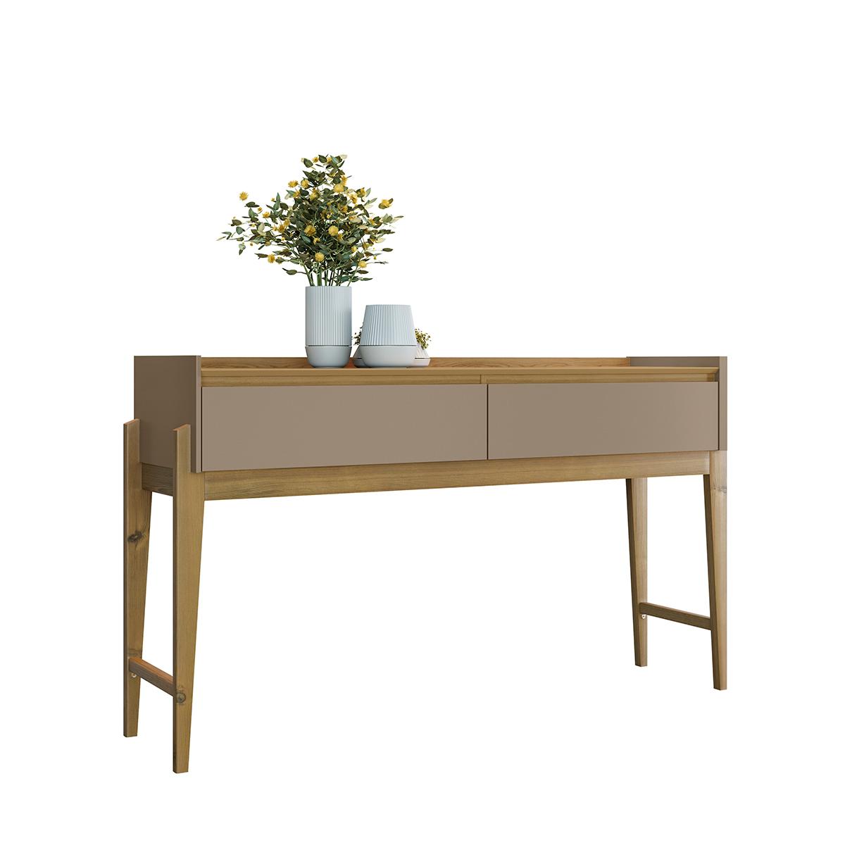 Aparador Buffet Rennes Com 2 Gavetas E Pés De Madeira Maciça Hanover/fendi