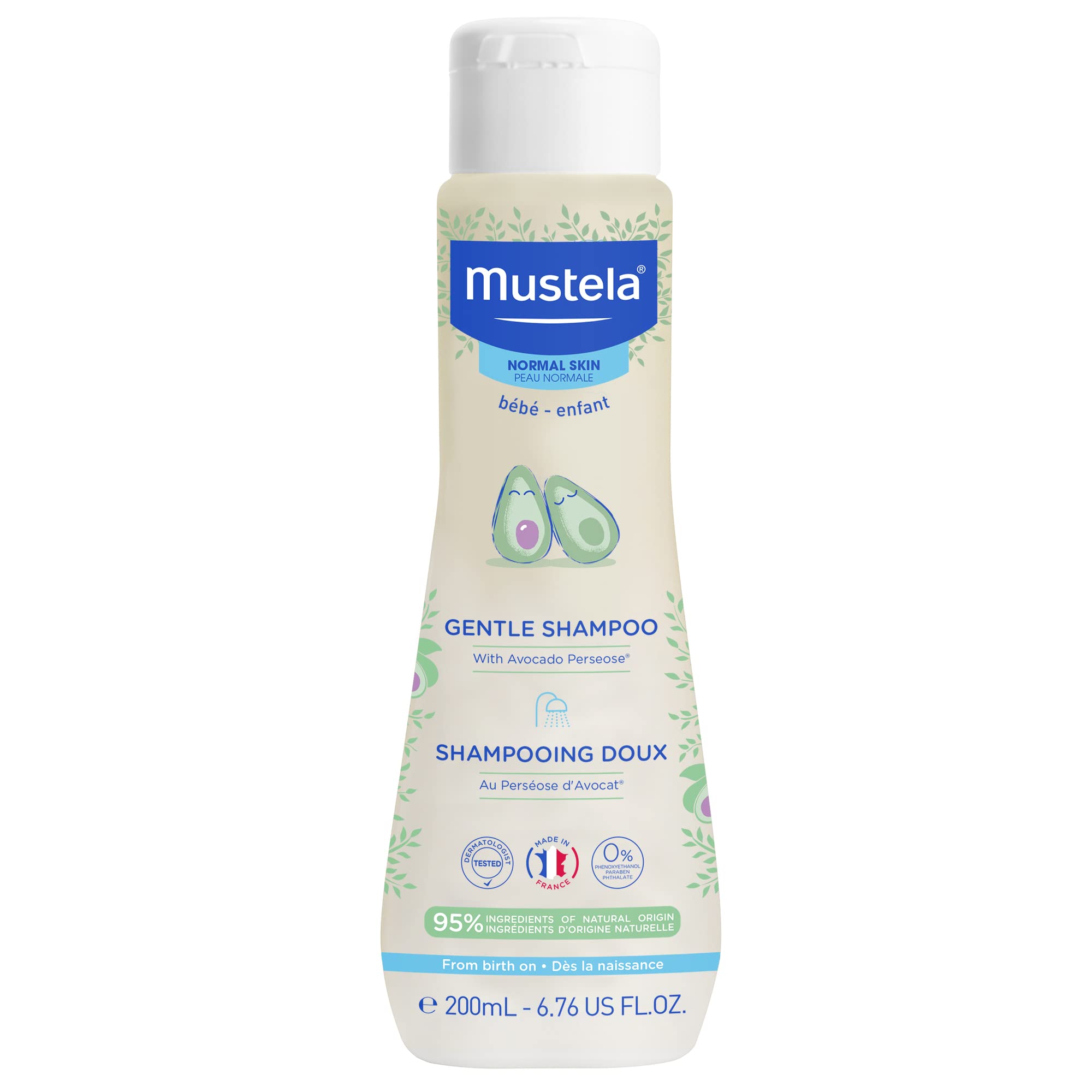 Shampoo Mustela Baby Gentle Com Abacate Natural 200ml