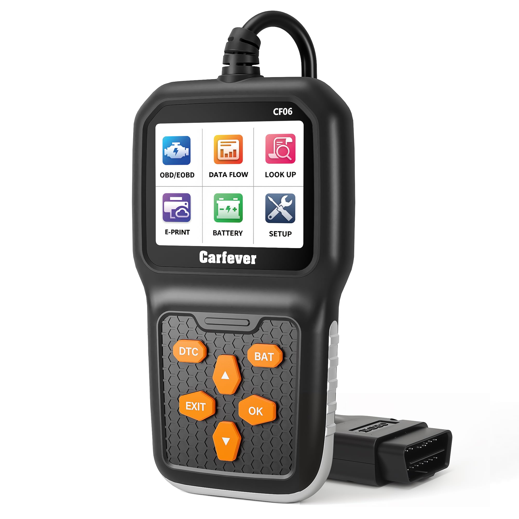 Scanner Obd2 Carfever Cf06 Verifique O Leitor De Código Do Motor