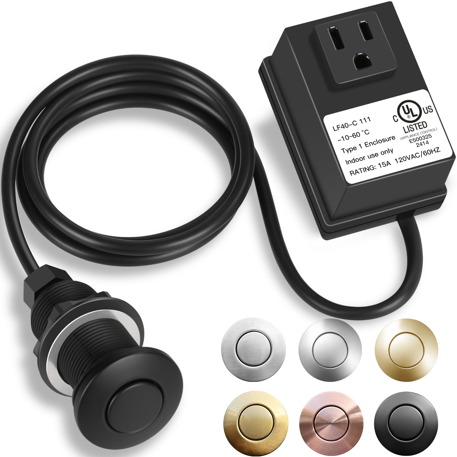 Kit De Interruptor De Ar Para Descarte De Lixo Com Certificação Ainiailu Ul