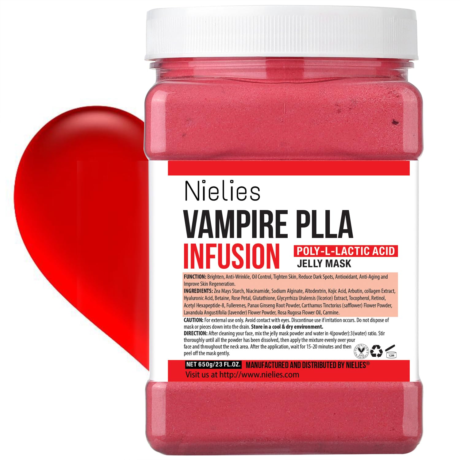 Conjunto De Cuidados Com A Pele Facial Jelly Mask Nielies Vampire Peel-off