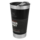 Copo Térmico Cerveja Stanley Com Tampa Matte Black 473ml