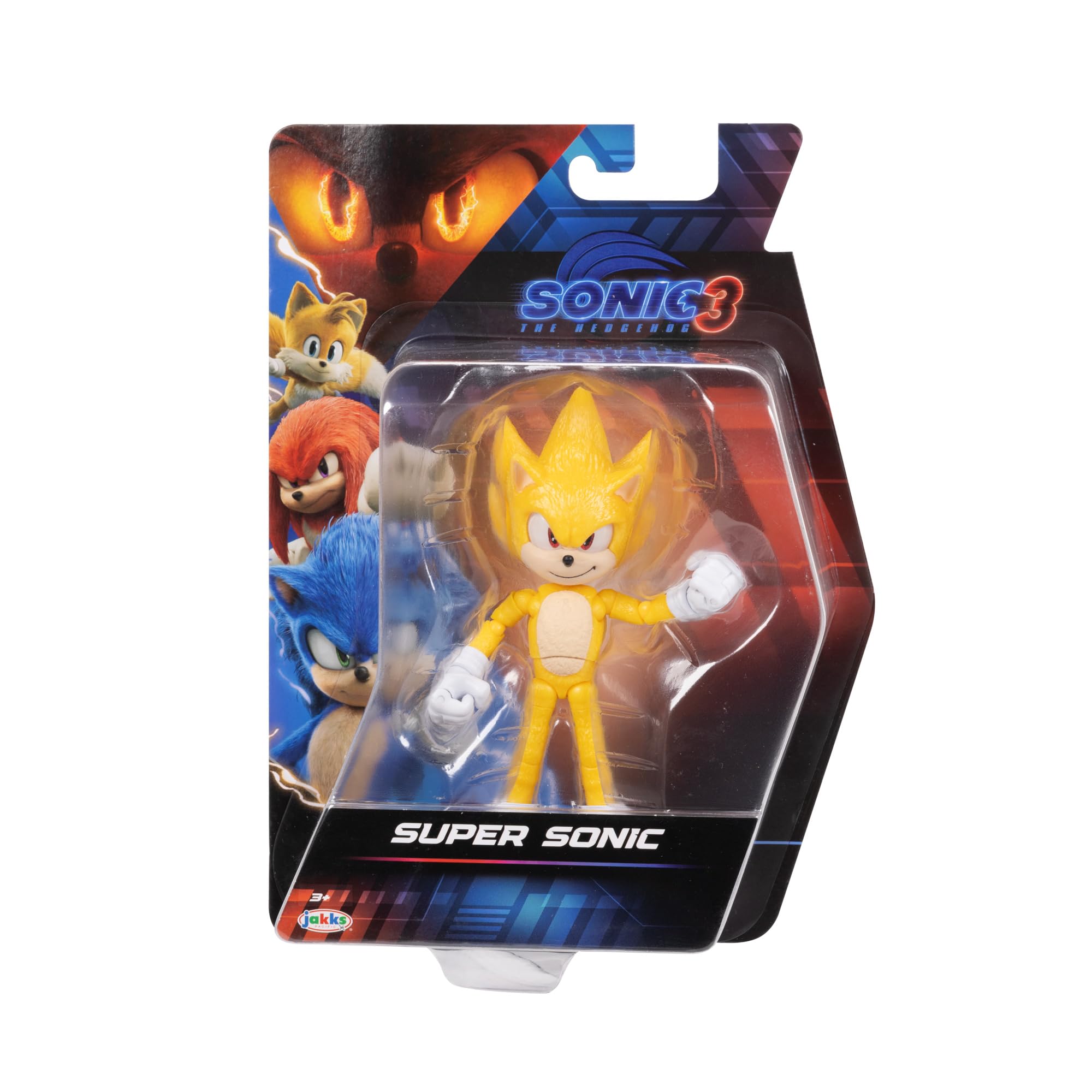 Boneco De Ação Sonic The Hedgehog 3 Movie Super Sonic 13cm - Carrefour