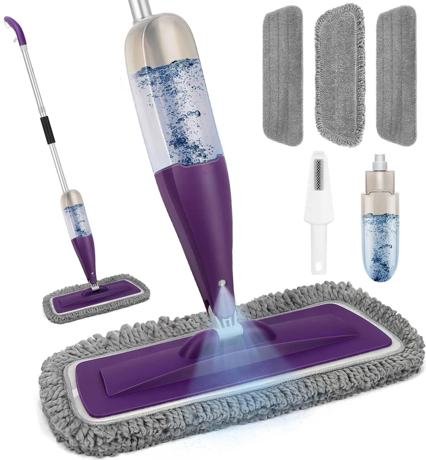 Spray Mop Cldream Para Limpeza De Piso Com Frasco De 800 Ml