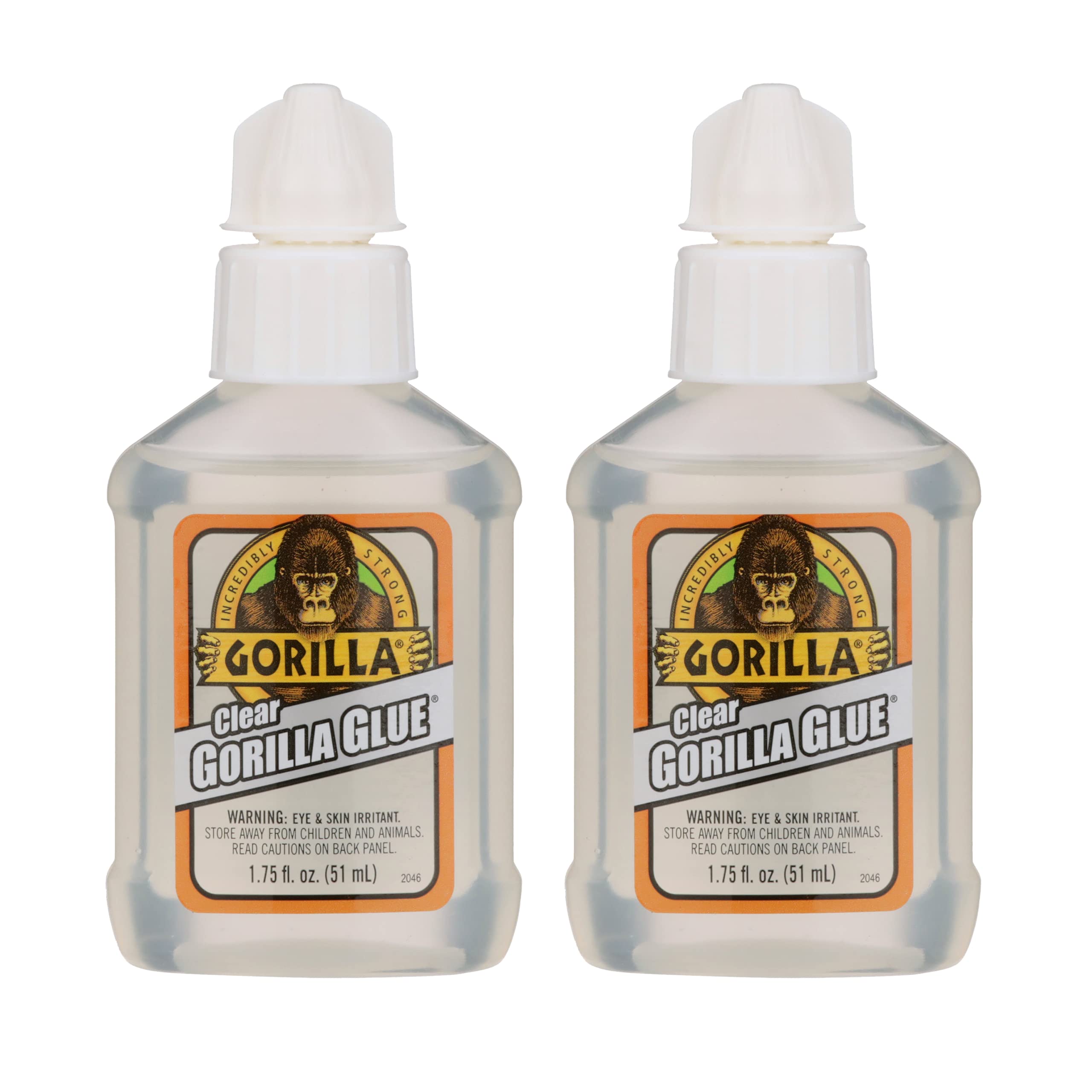 Frasco Glue Gorilla Clear De 50 Ml (pacote Com 2) Multiuso