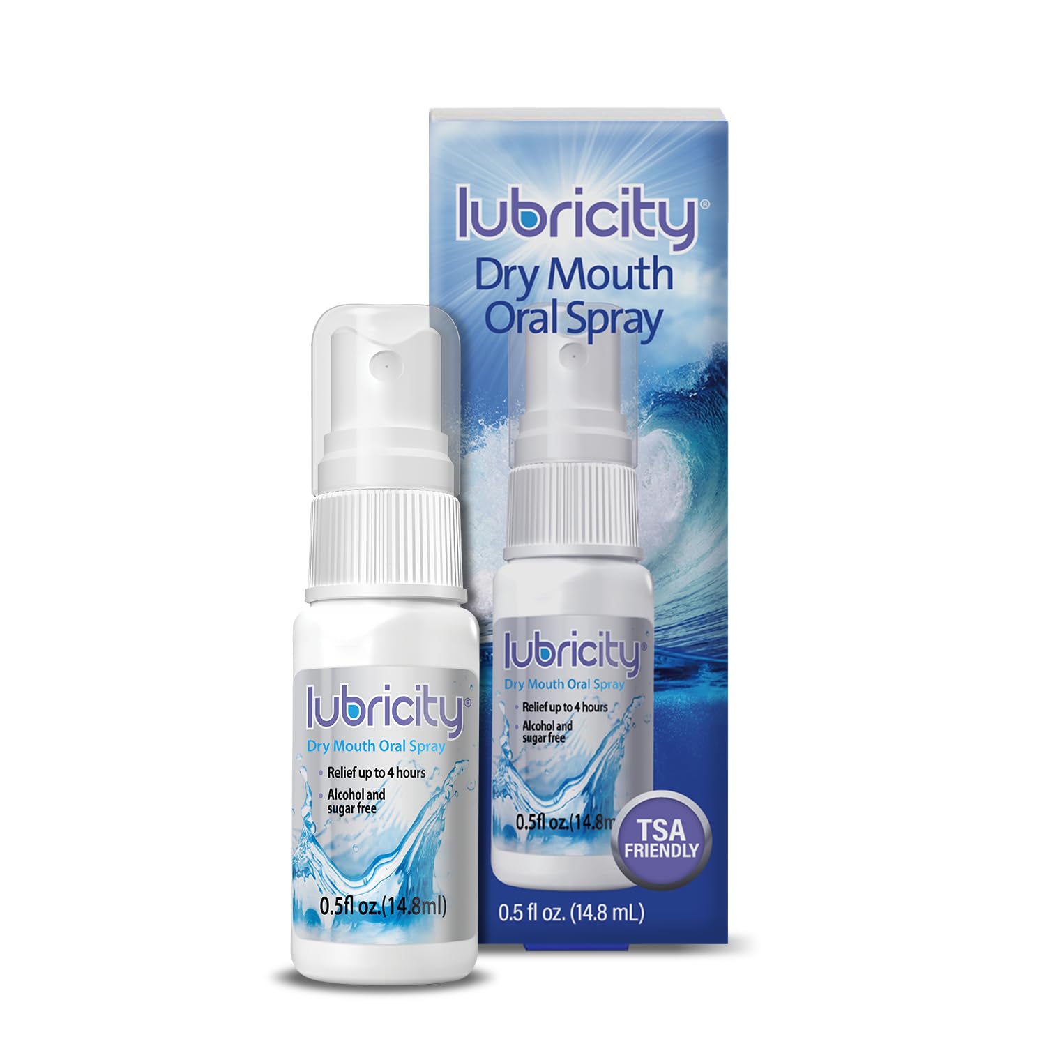 Spray Oral Lubricity Dry Mouth Symptomatic Relief 15ml