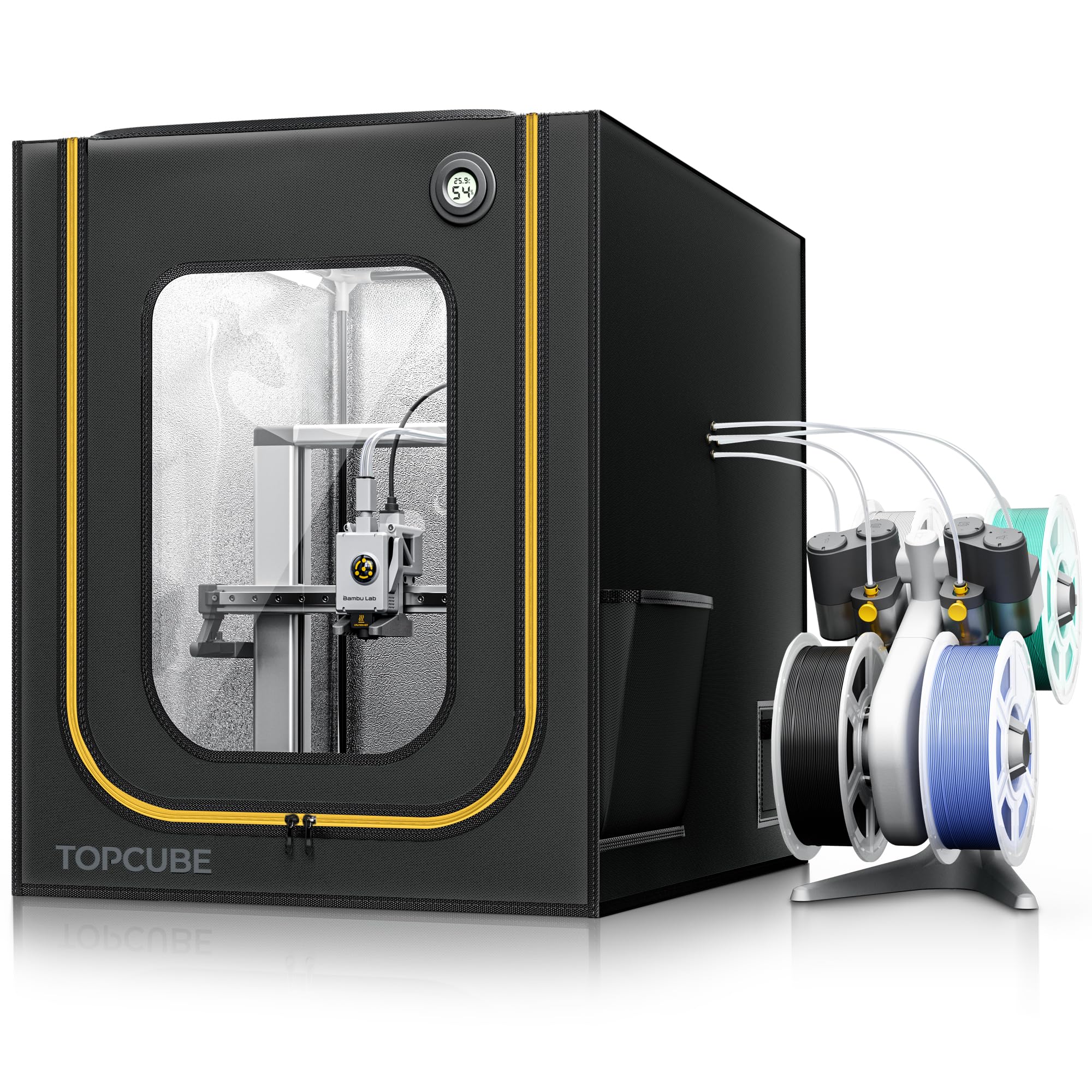 Caixa De Impressora 3d Topcube Para Bambu Lab A1 Com Luz Led